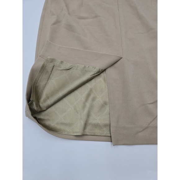 Vertigo Paris Skirt Womens 12 Pleated Crepe Silk A-Line Quiet Luxury - Picture 5 of 11